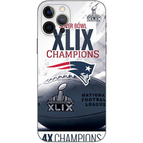 NFL New England Patriots Super Bowl Champs iPhone 12 Pro Skin